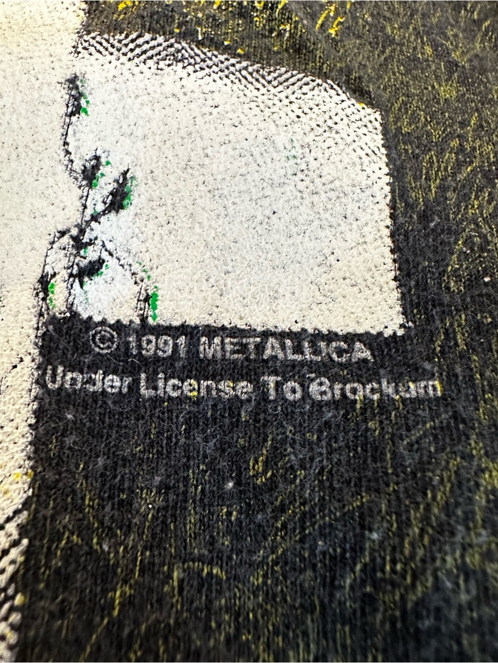 VTG ‘91 Metallica Sz:XL Brockum AOP First Five Albums Single Stitch Band Tee. - Picture 5 of 16